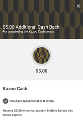 Additional Cash Back