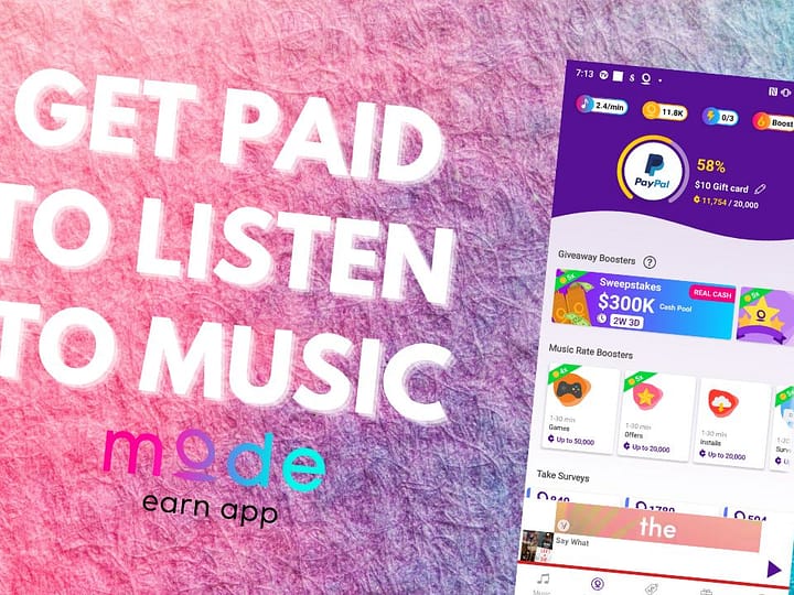 Listen To Music and Get Paid – Mode Earn App Review