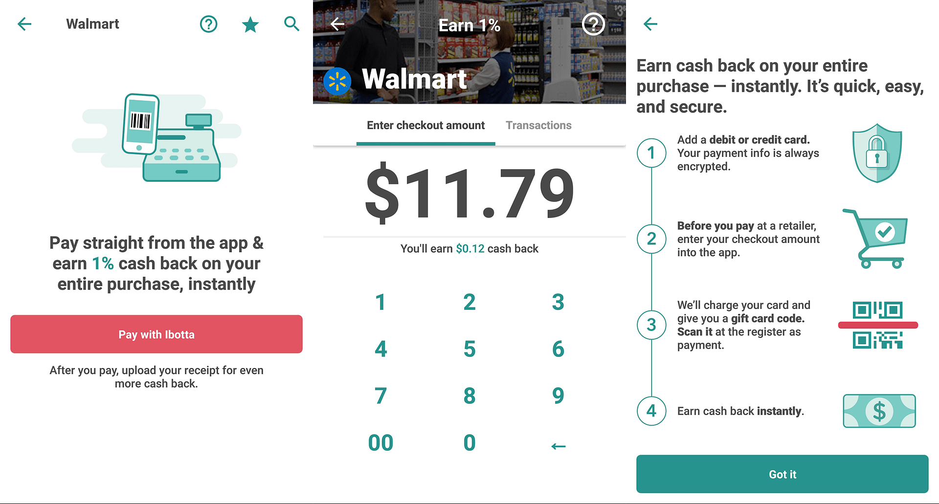 Pay with Ibotta at Walmart